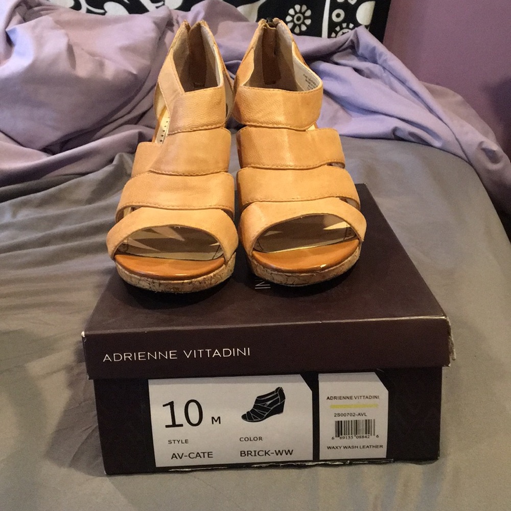 SOLD! Tan Wedges